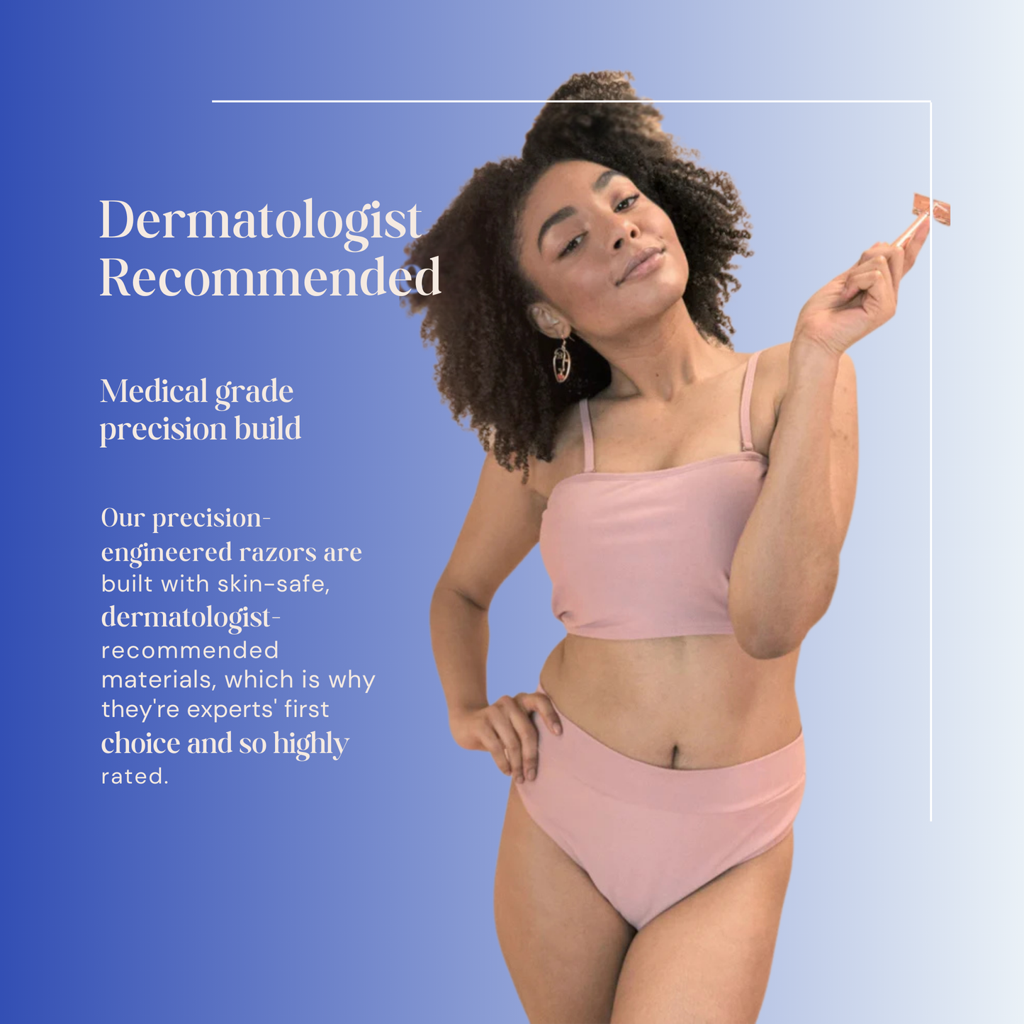 Swanne Rose Gold Razor